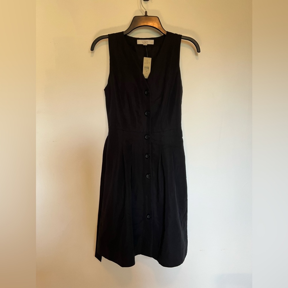 Black Sleeveless Dress by Loft